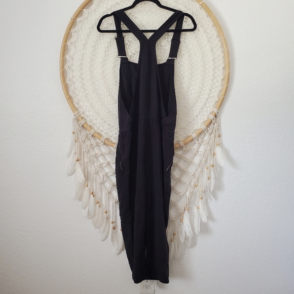 Aritzia Wilfred Free Valletta Overalls Black Lyocell Size XS - Picture 5 of 10